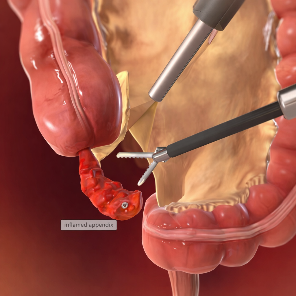 Laparoscopic appendicitis surgery by Dr. Sanjiv Warkhede, Best Piles Doctor in Jabalpur