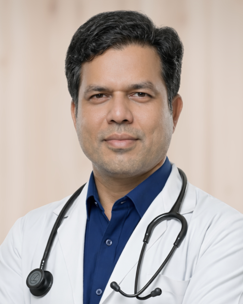 Dr. Sanjiv Warkhede Piles Specialist in Jabalpur providing advanced laser treatment for piles fissure fistula and pilonidal sinus