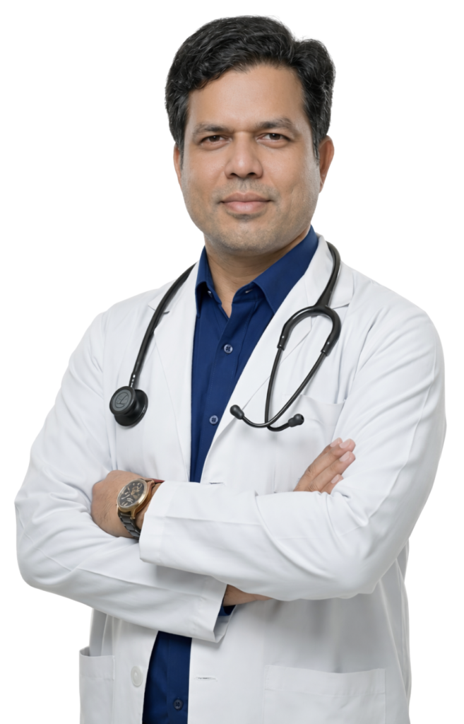 Dr. Sanjiv Warkhede Piles Specialist in Jabalpur providing advanced laser treatment for piles fissure fistula and pilonidal sinus